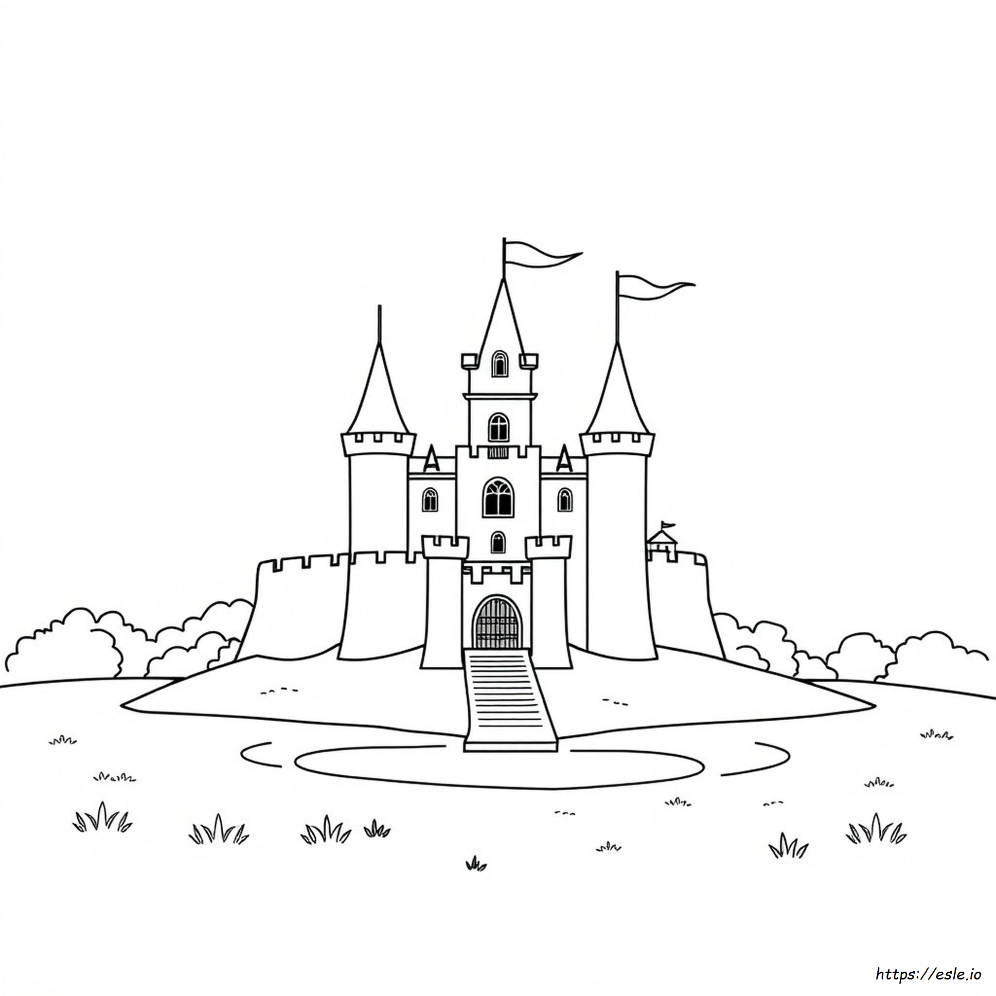 Castle Images For Colouring