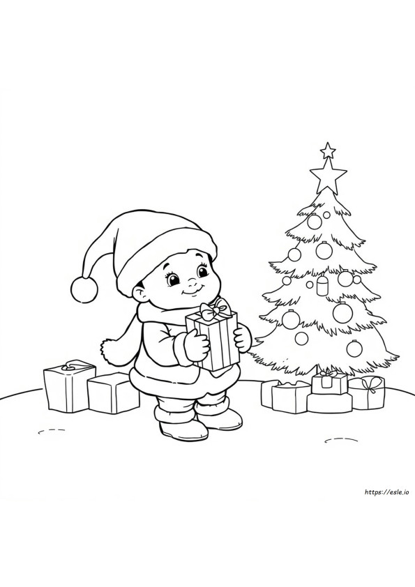 Christmas Toddler Coloring Pages