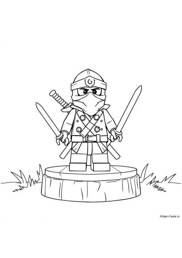 Coloriage Ninja Go