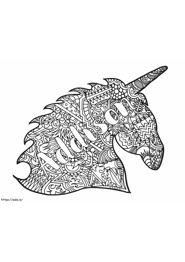 Addison 4 coloring page