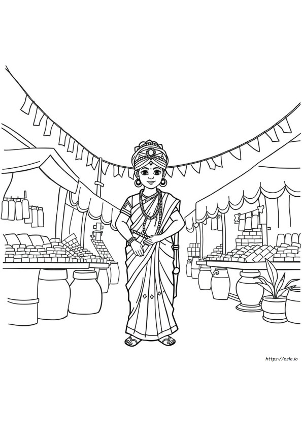Printable Chola Coloring Pages