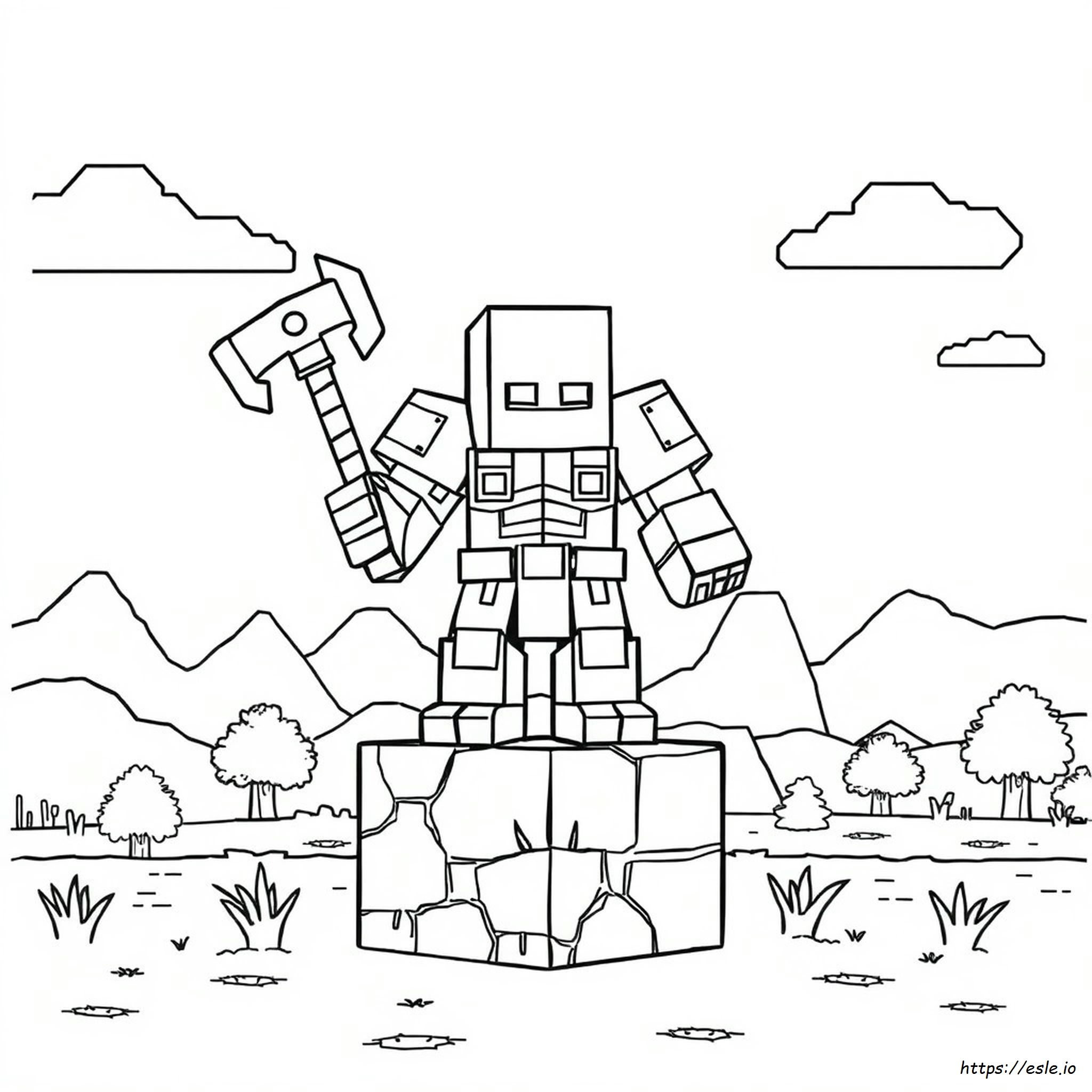 Minecraft Golemin V rityskuvat