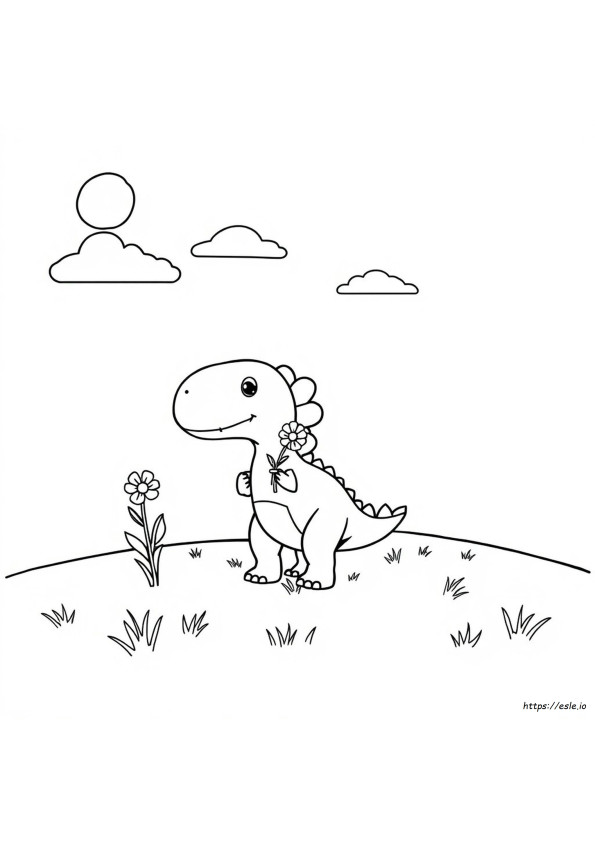 Sevimli Dinozor Boyama