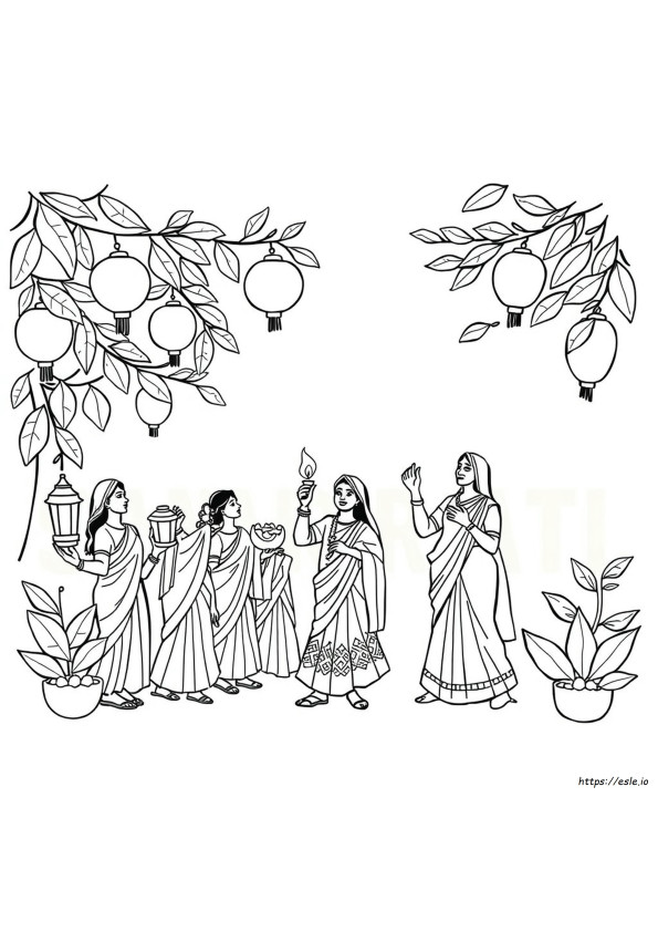 Sankranti Coloring Pages