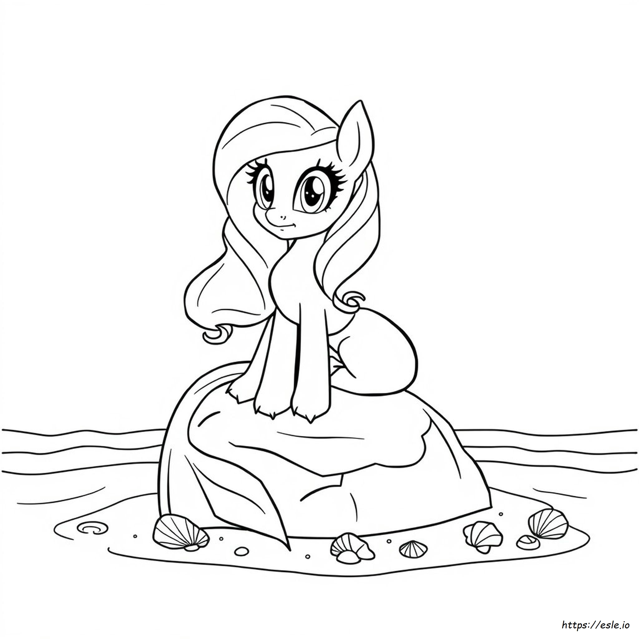 Rainbow Dash My Little Pony Sereia Desenhos Para Colorir