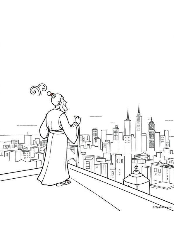 Bartimaeus Coloring Page