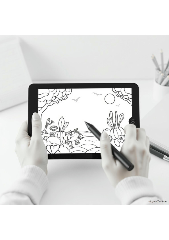 Coloring App With Stylus