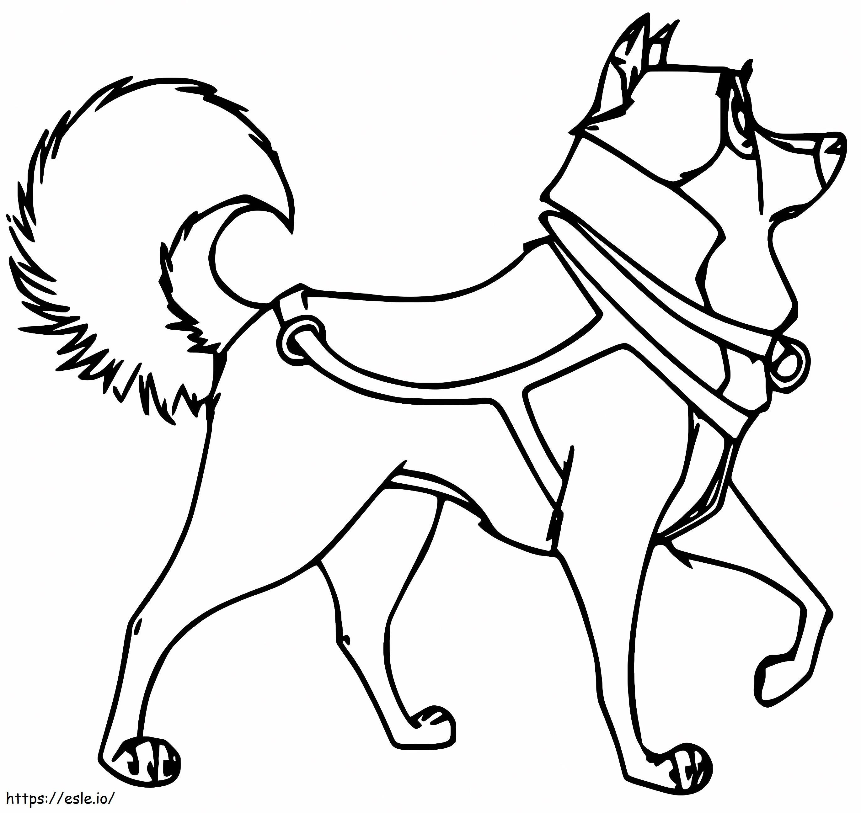 Steele From Balto coloring page