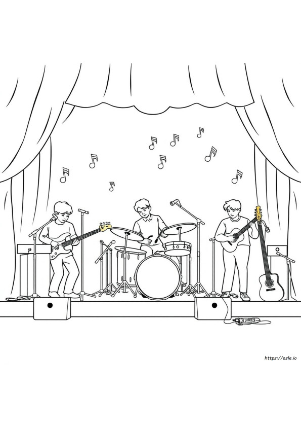 Desenhos Musicais Para Colorir