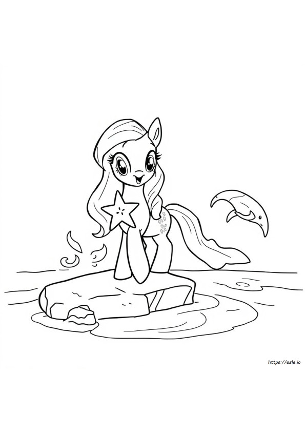 Printable My Little Pony Mermaid Coloring Pages