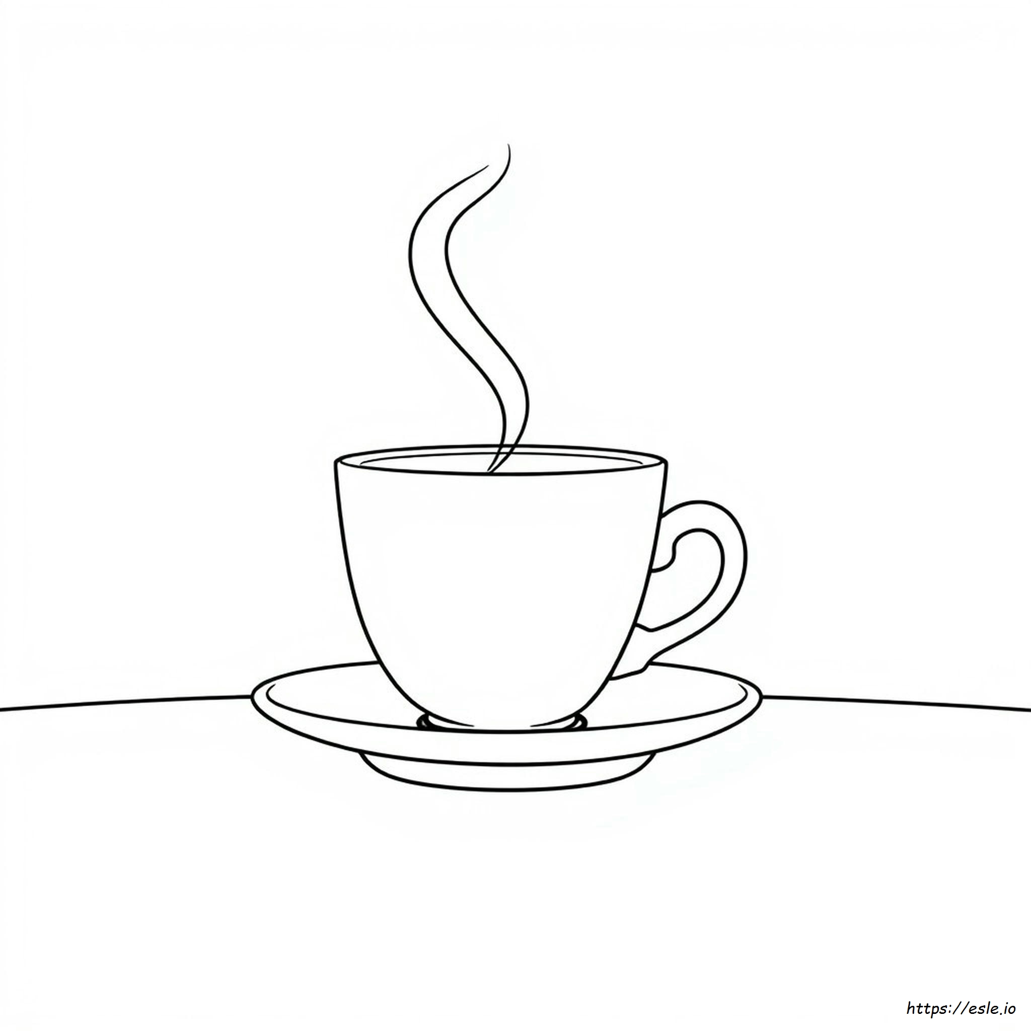 Coloring Pages Of A Cup