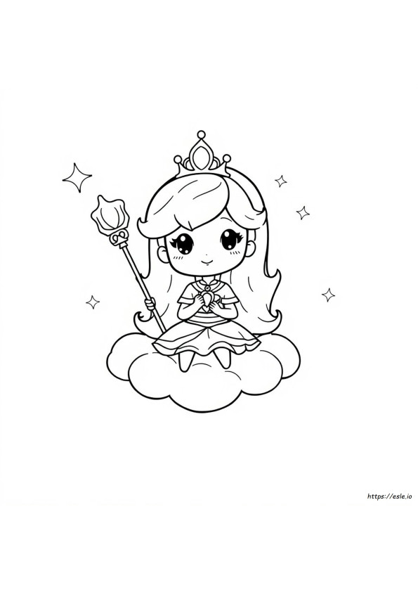 Coloriages Princesse Chibi