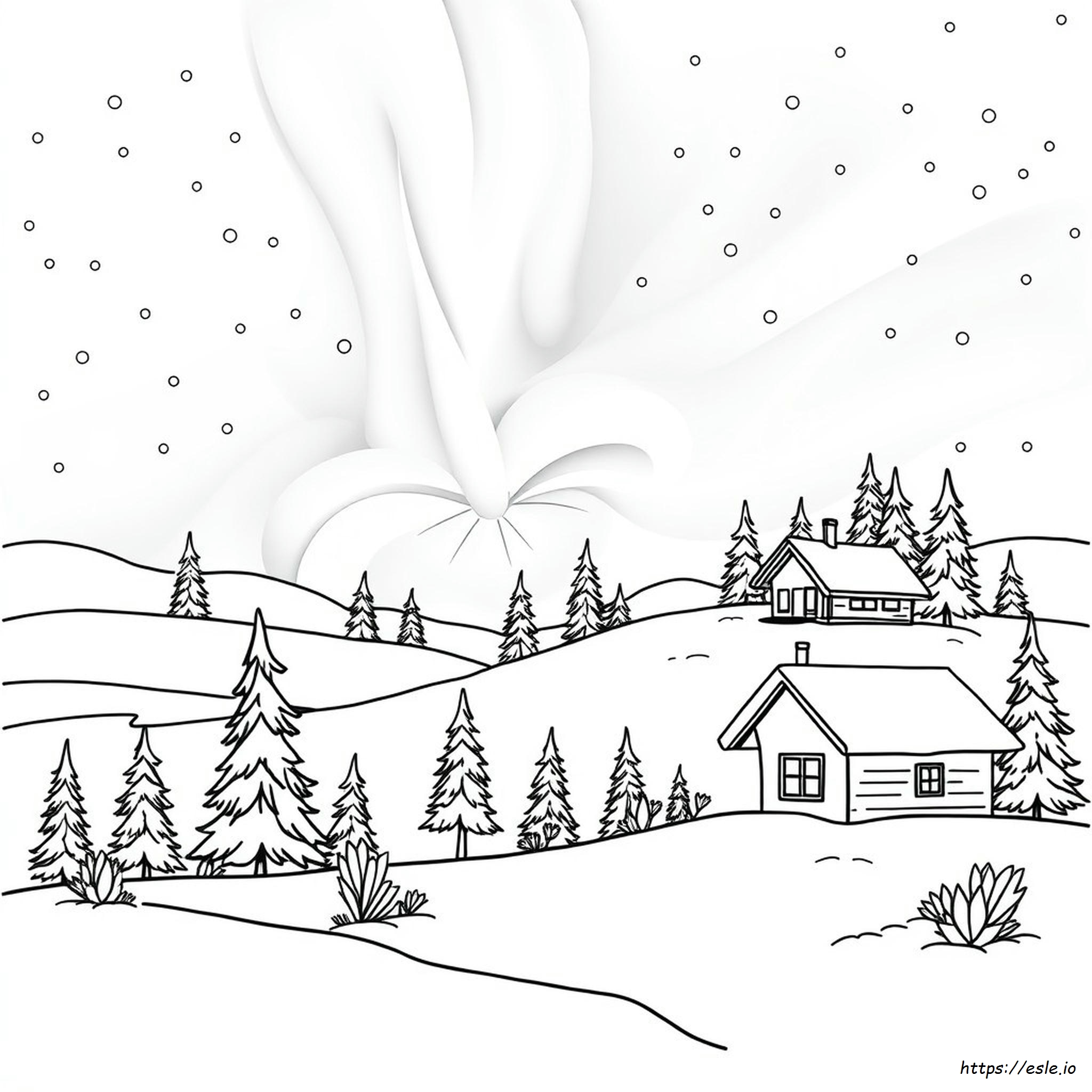 Aurora Coloring Pages Printable