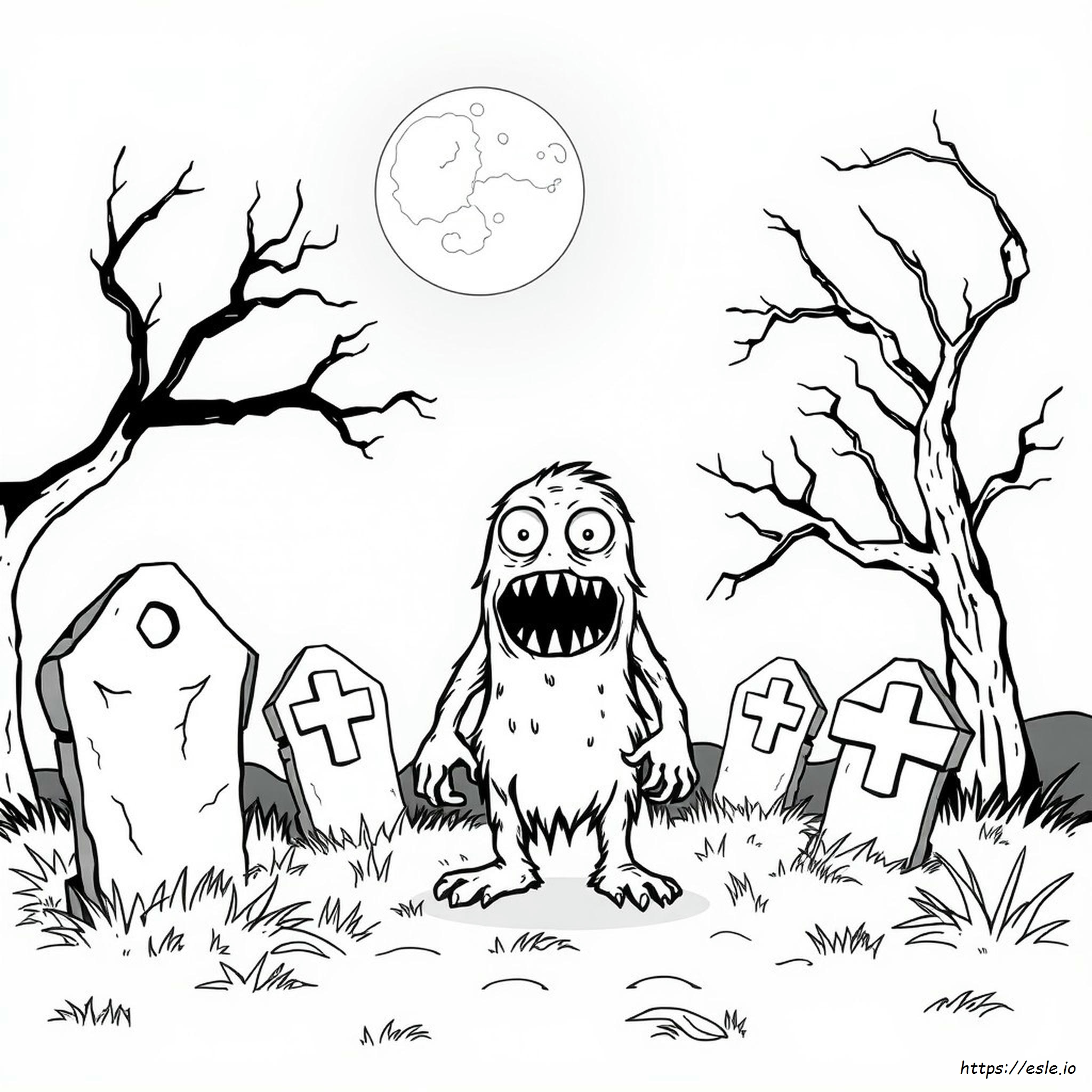 Scary Kids Coloring Pages