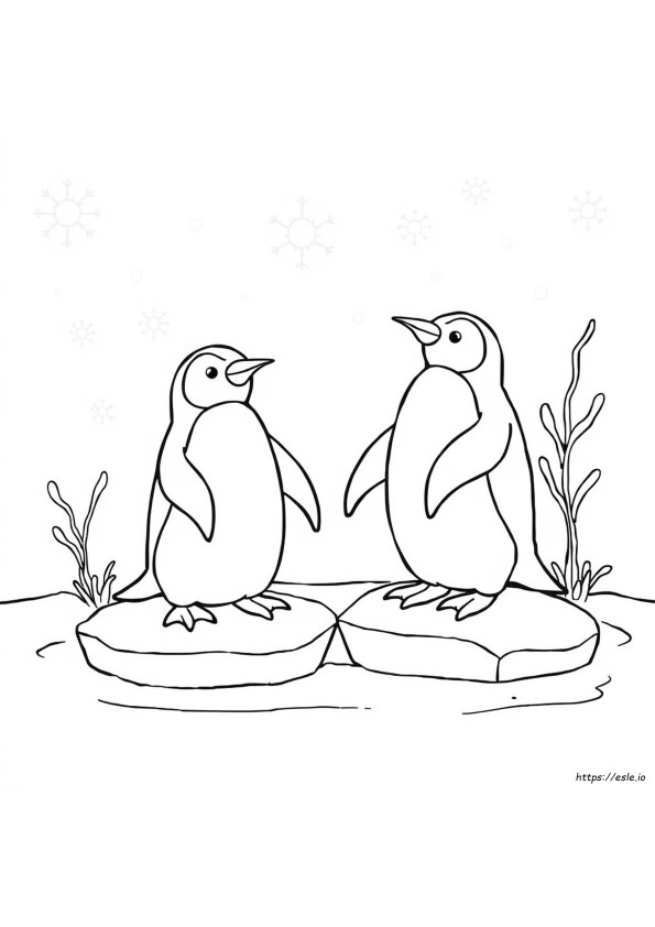 Penguin Coloring Pages For