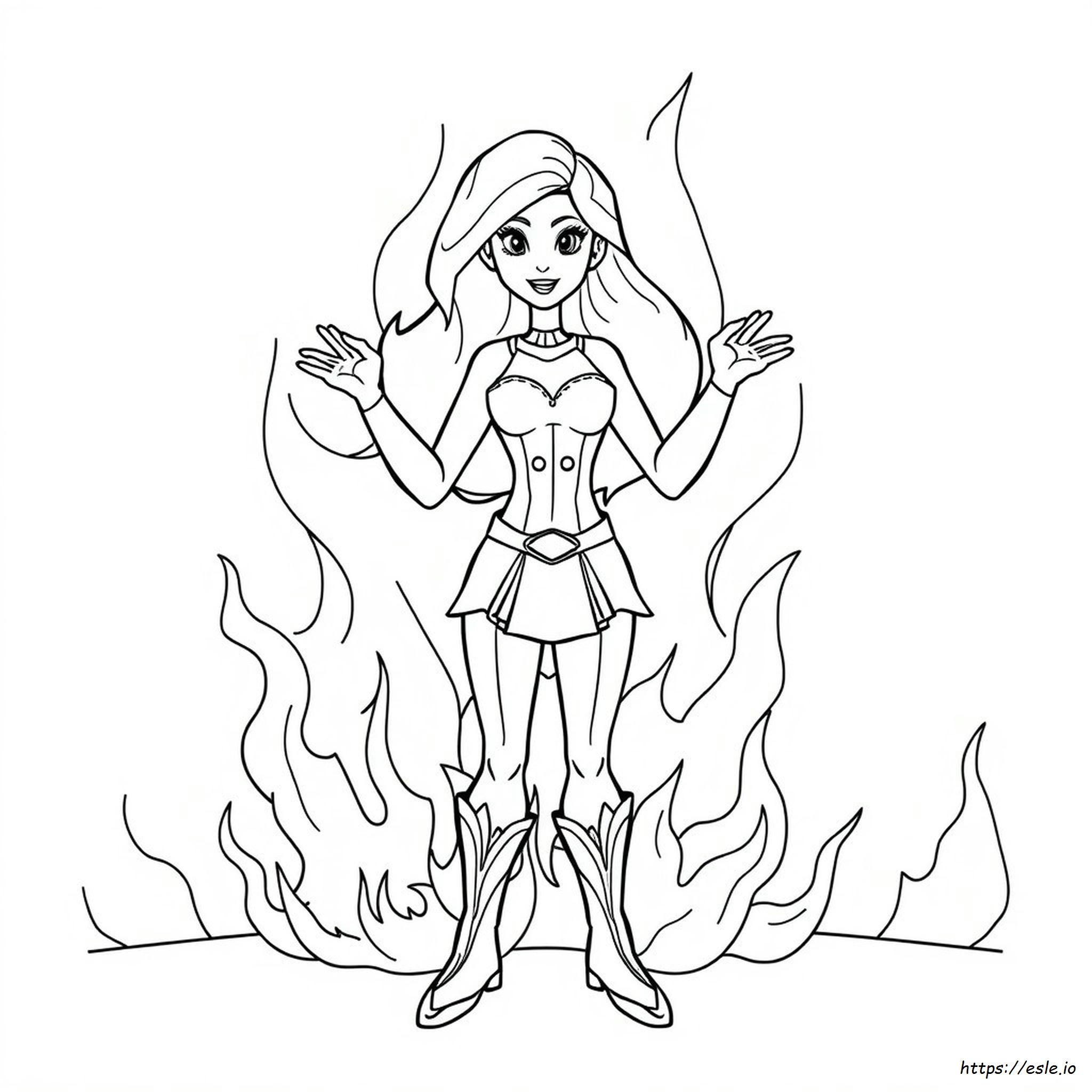 Abby Turning Red Coloring Pages