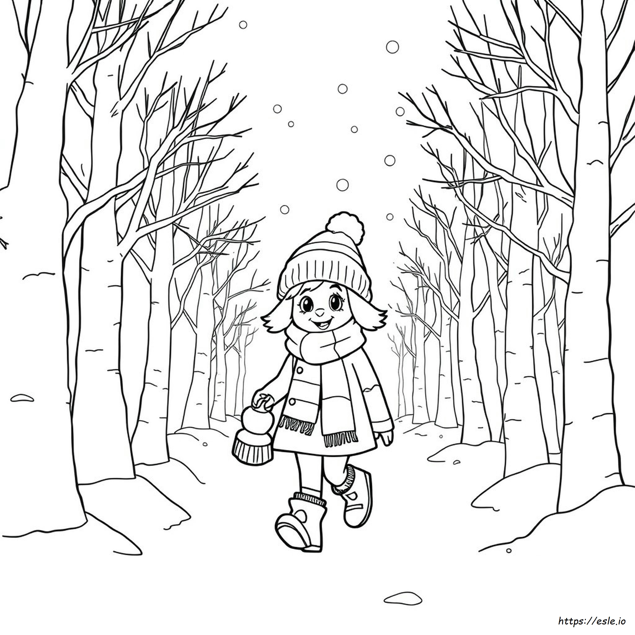 Coco Wyo Winter Coloring Pages