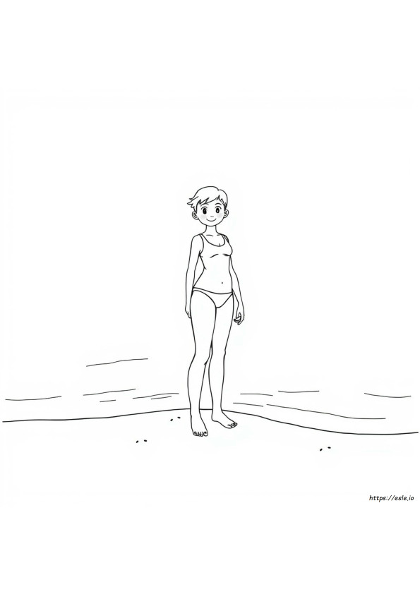 Costume Da Bagno Da Colorare