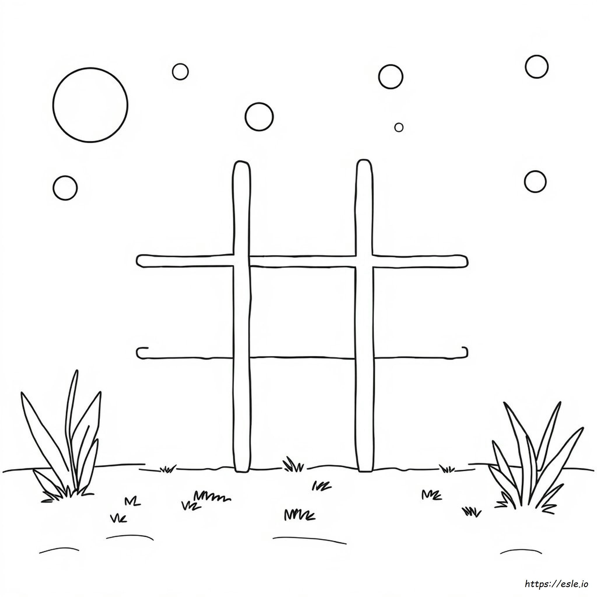 Tic Tac Toe Coloring Pages