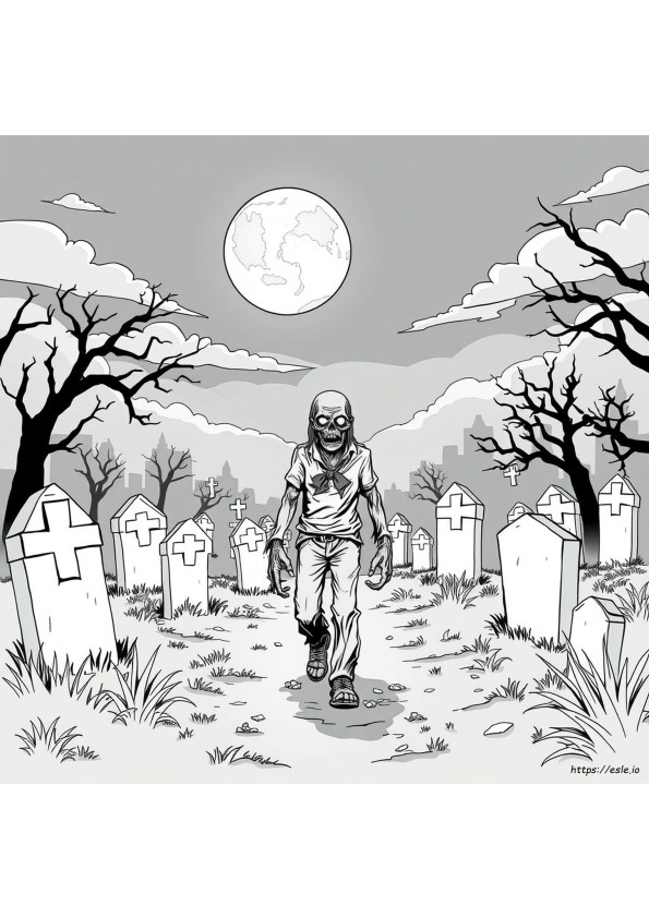 Walking Dead Zombi Boyama Sayfası