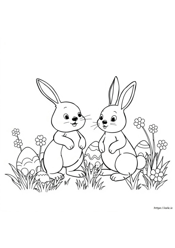 Páginas Para Colorear De Feliz Pascua