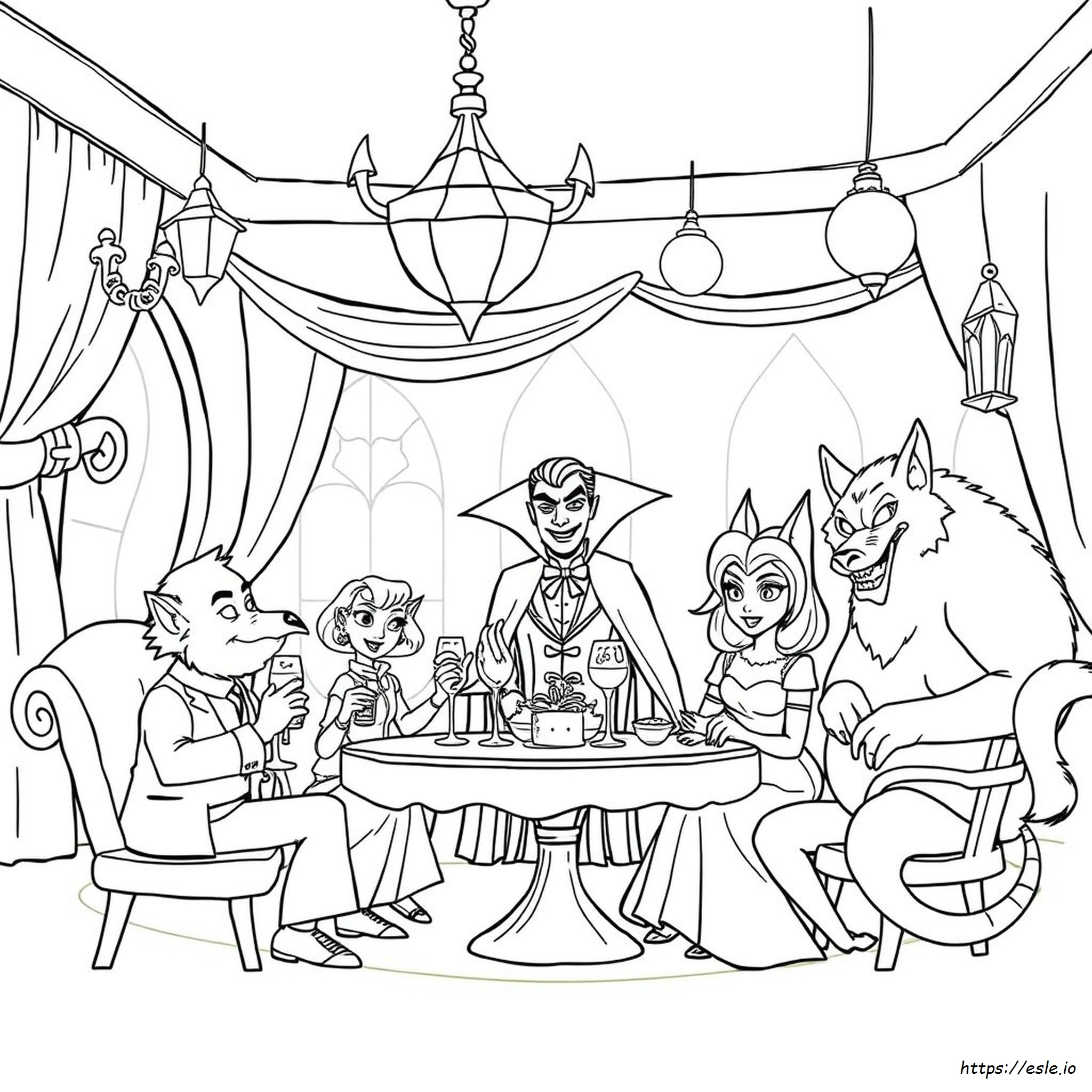 Hotel Transylvania Transformania Coloring Pages