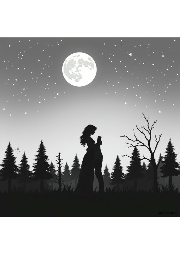 Dark Romance Kleurplaten
