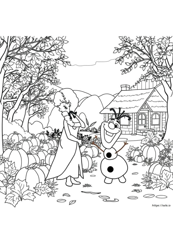 Disegni Disney Autunnali Da Colorare