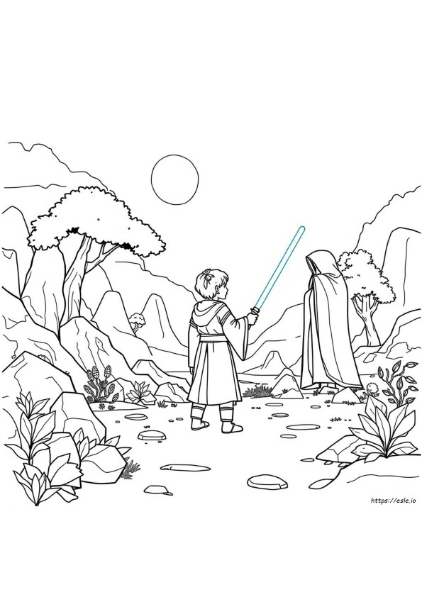 Junger Jedi Ausmalbilder
