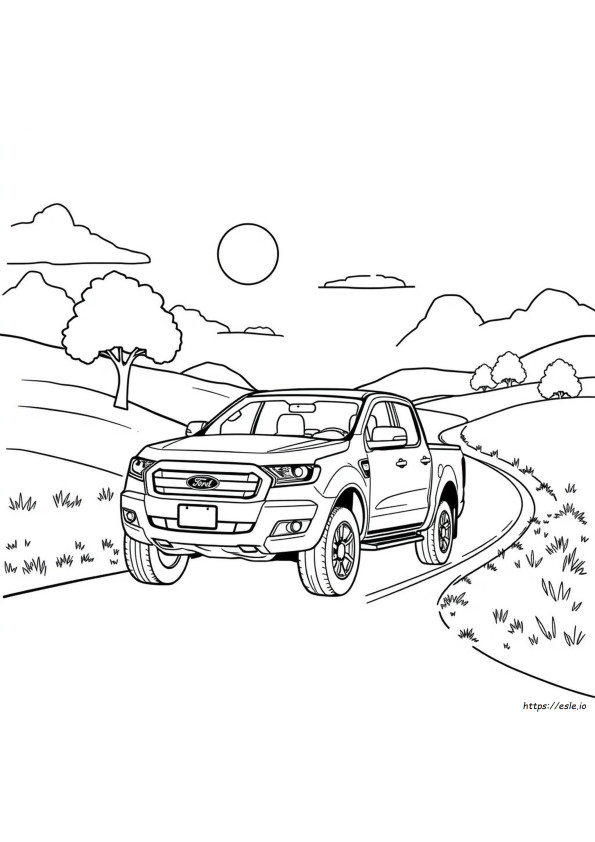 Ford Ranger: Disegni Da Colorare