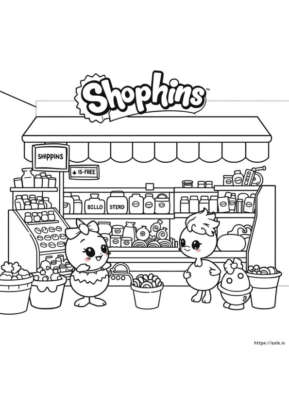 Free Shopkins Coloring Pages To Print