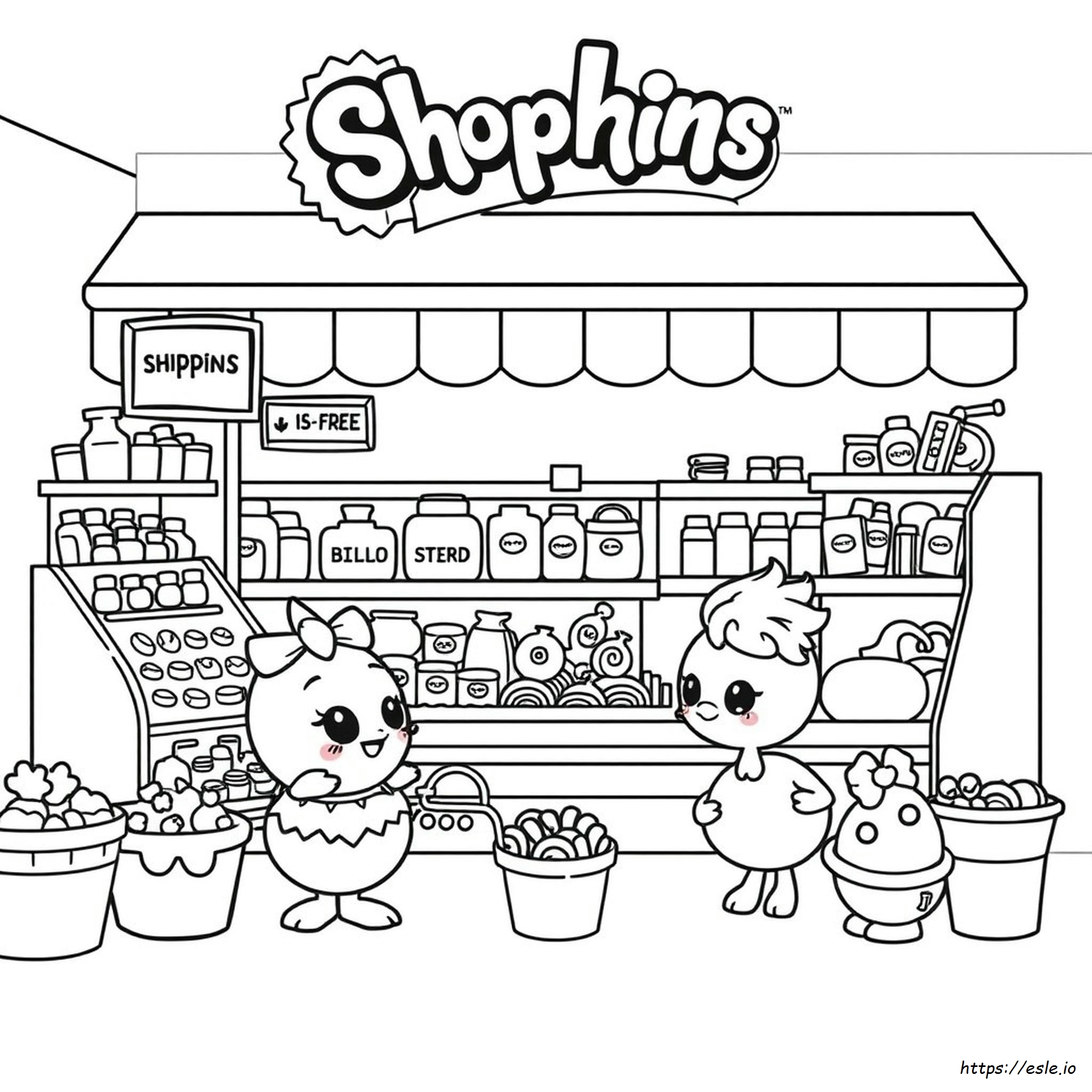 Páginas Para Colorear De Shopkins Gratis Para Imprimir