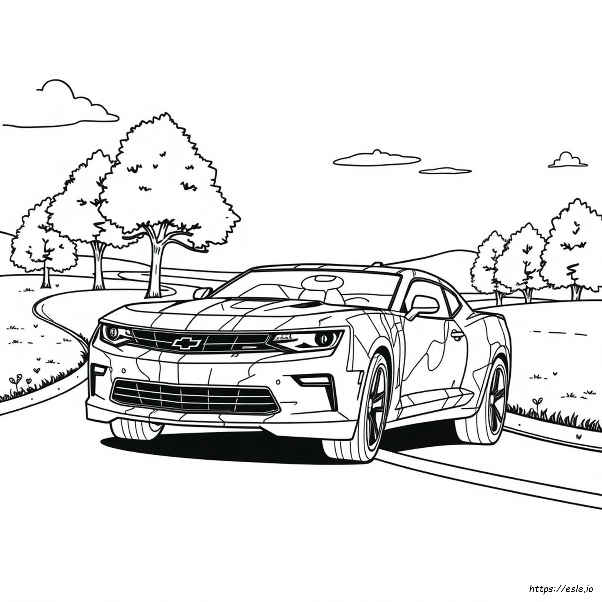 Camaro Da Colorare