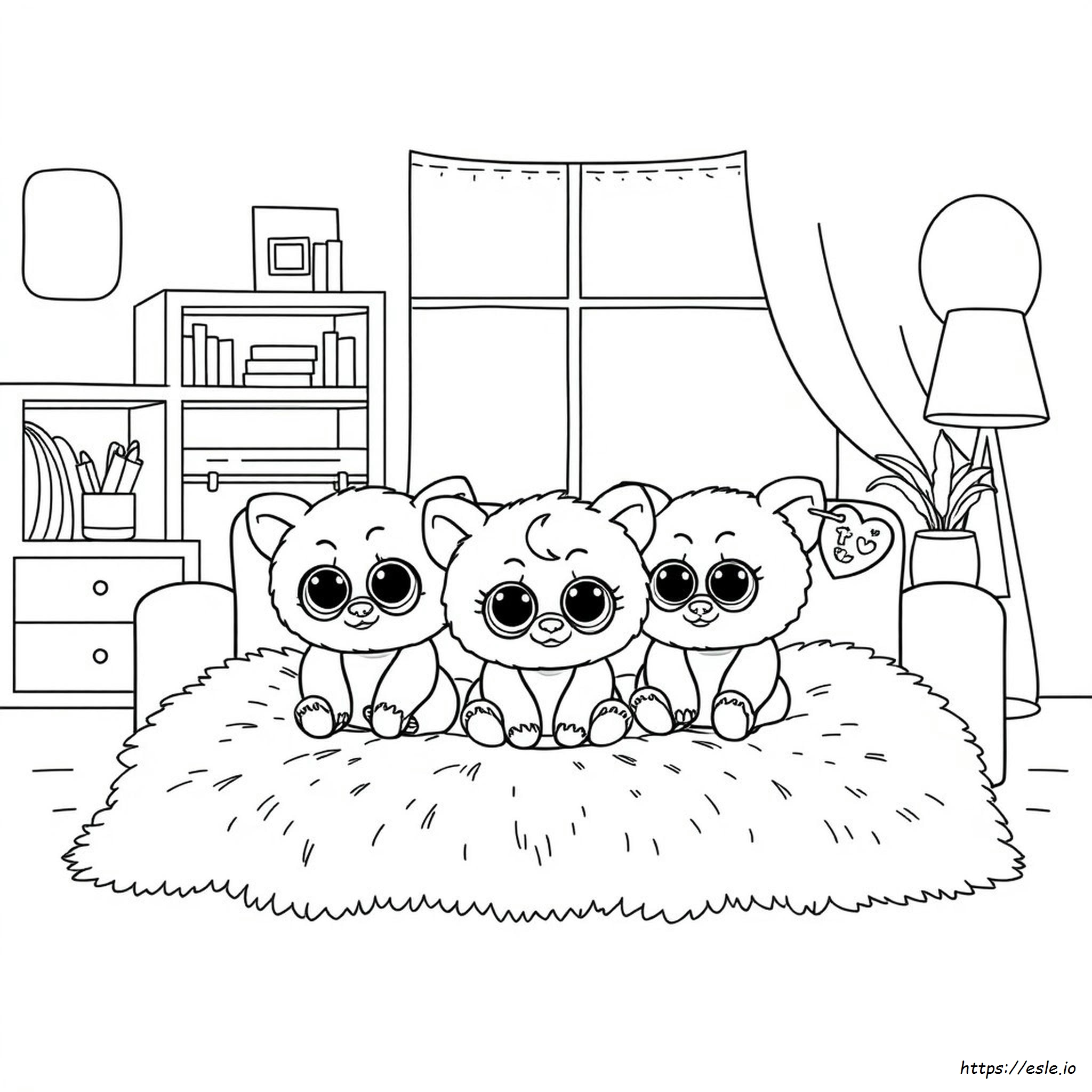 Ty Beanie Boo Coloring Pages To Print