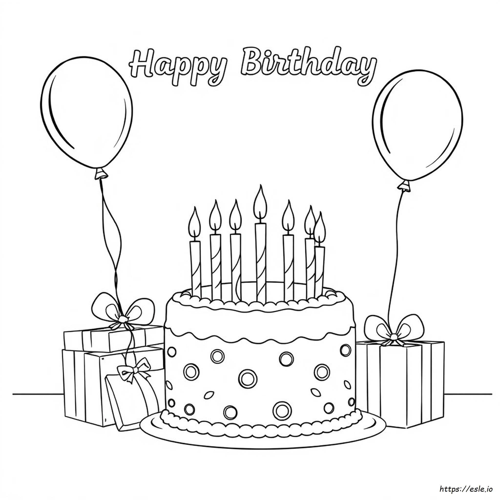 Happy Birthday Images Printable Coloring Pages