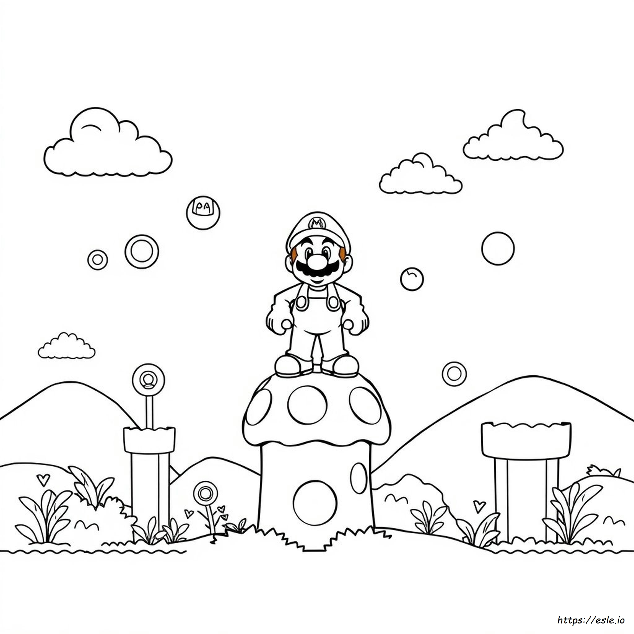 Free Printable Coloring Pages Mario
