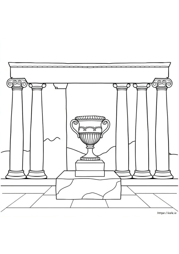 Greek Colouring Pages