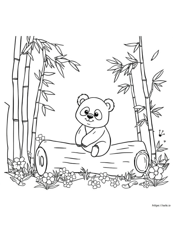 Kostenlose Druckbare Panda Ausmalbilder