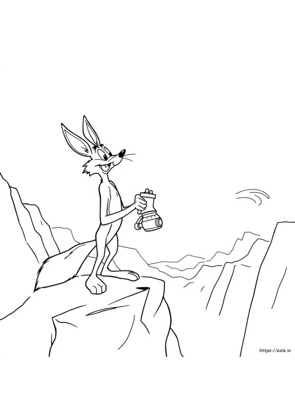 Printbare Wile E. Coyote Kleurplaten