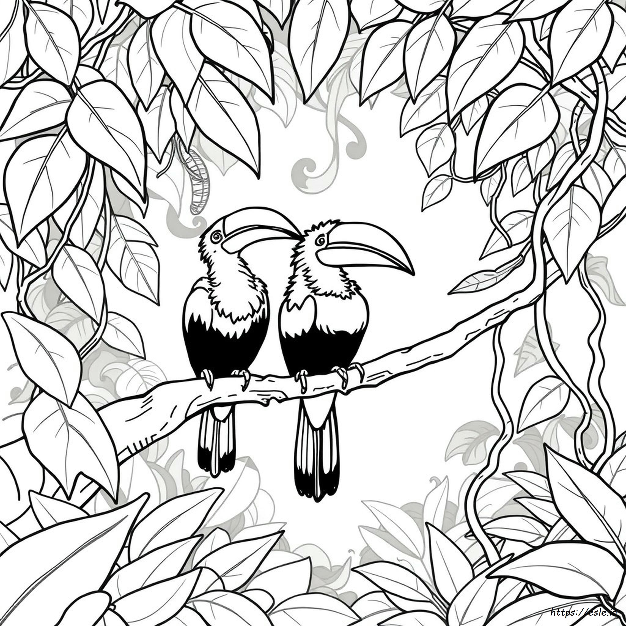 Great Hornbill Coloring