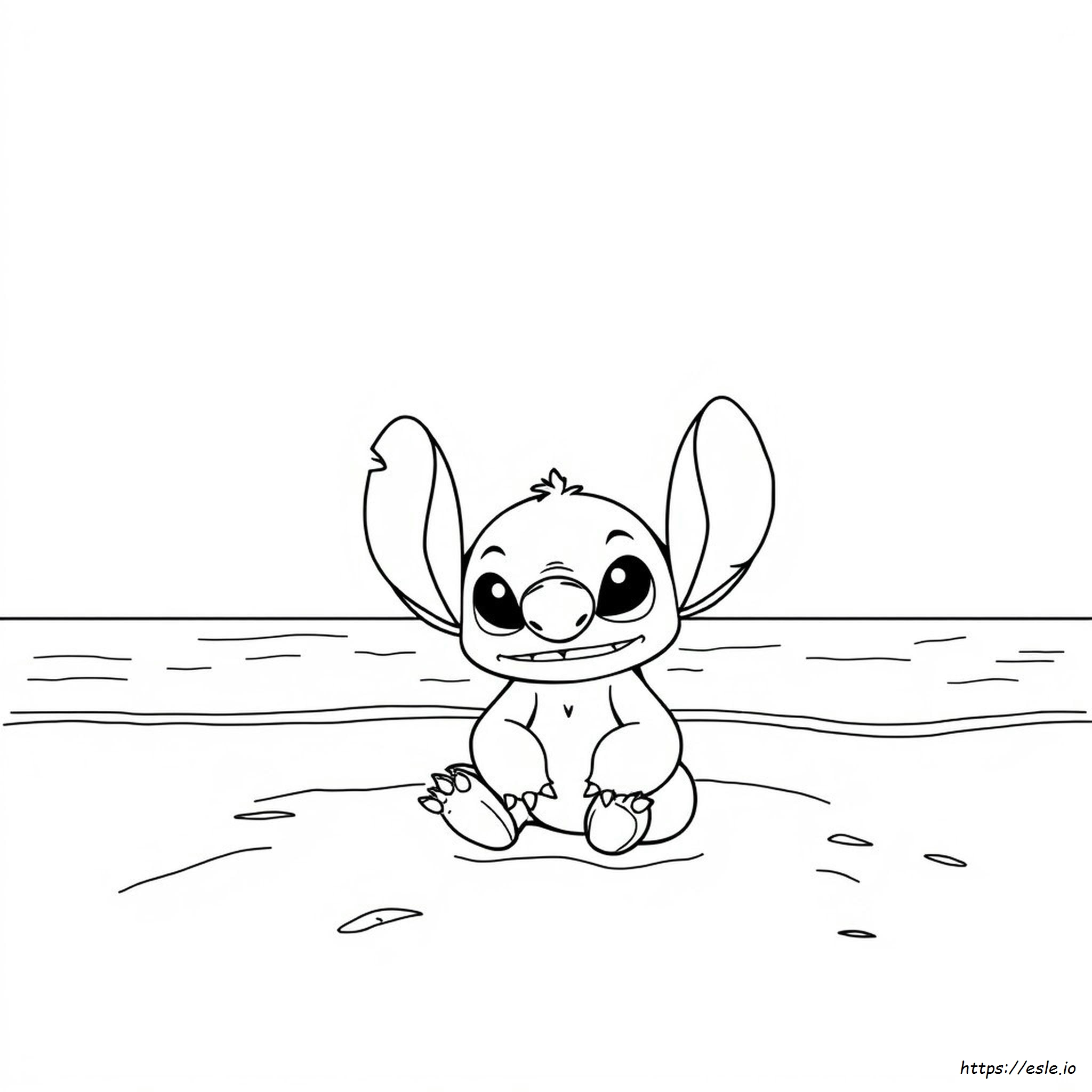 Planșe De Colorat Stitch De Printat Gratuit
