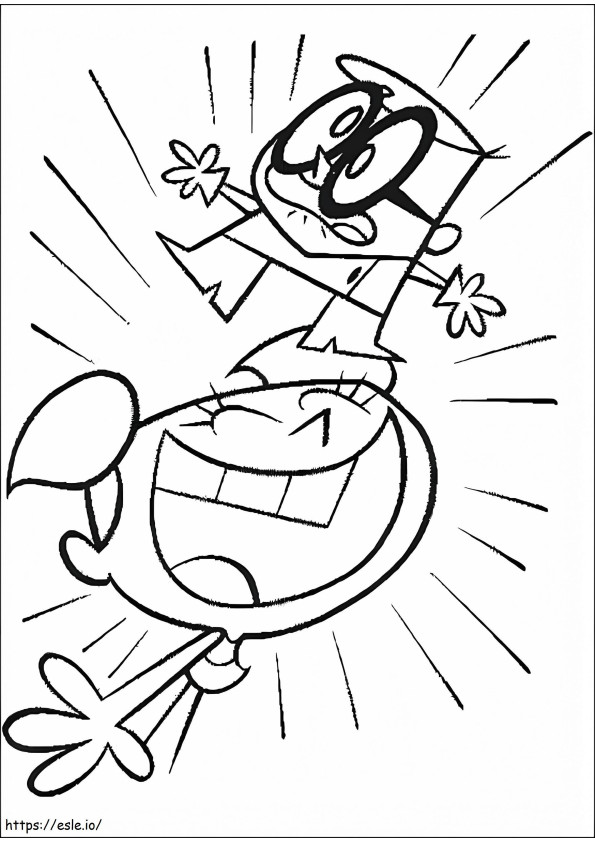 Dee Dee And Dexter coloring page
