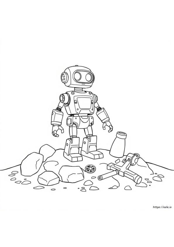 Zeichnungsroboter Ausmalbild