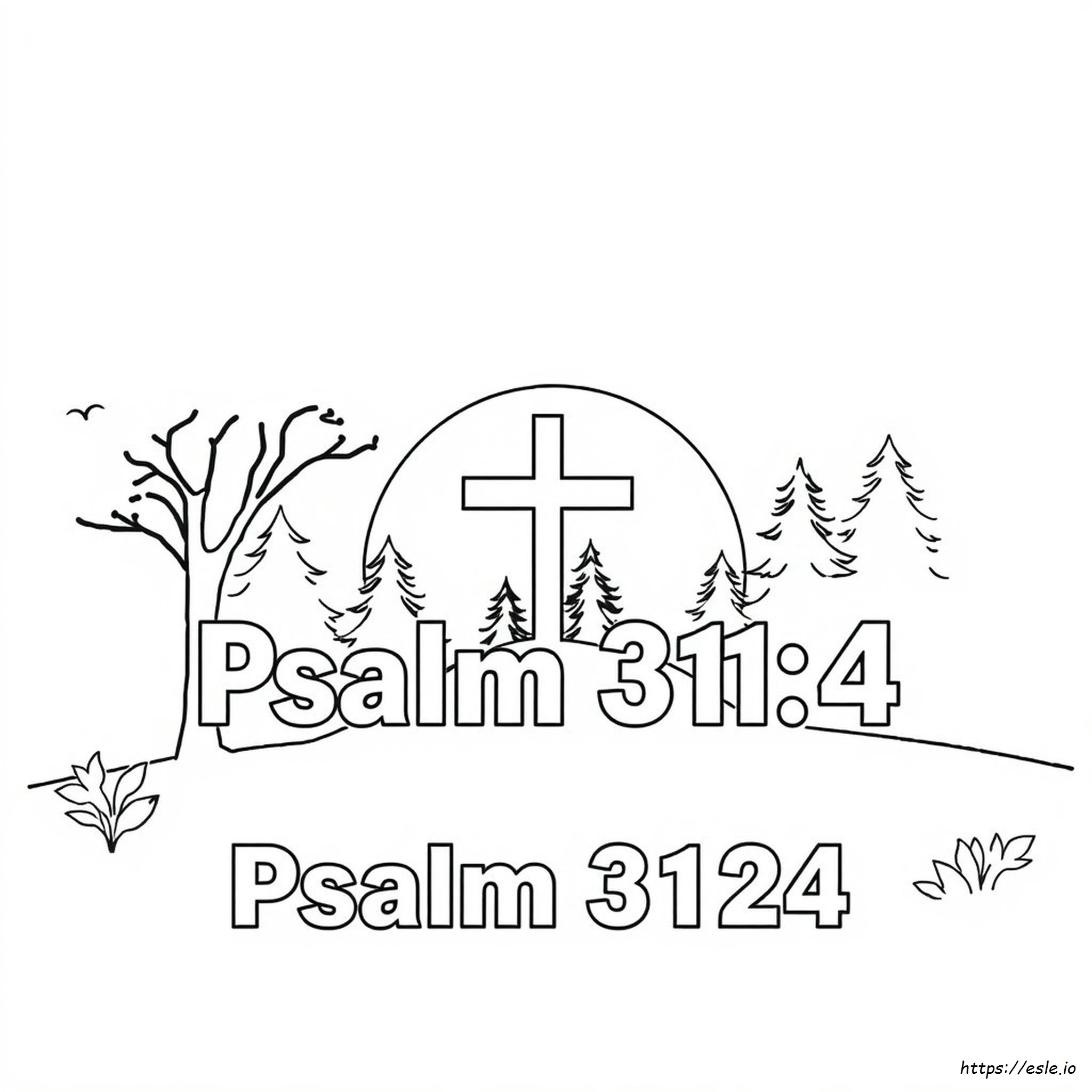Salmo 31 24 Para Colorear