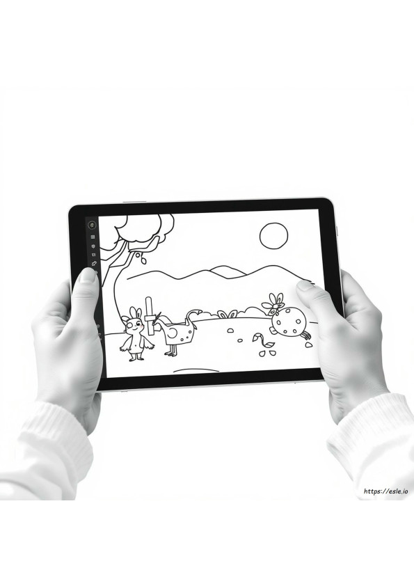 Come Trasformare Un'immagine In Una Pagina Da Colorare Su Procreate