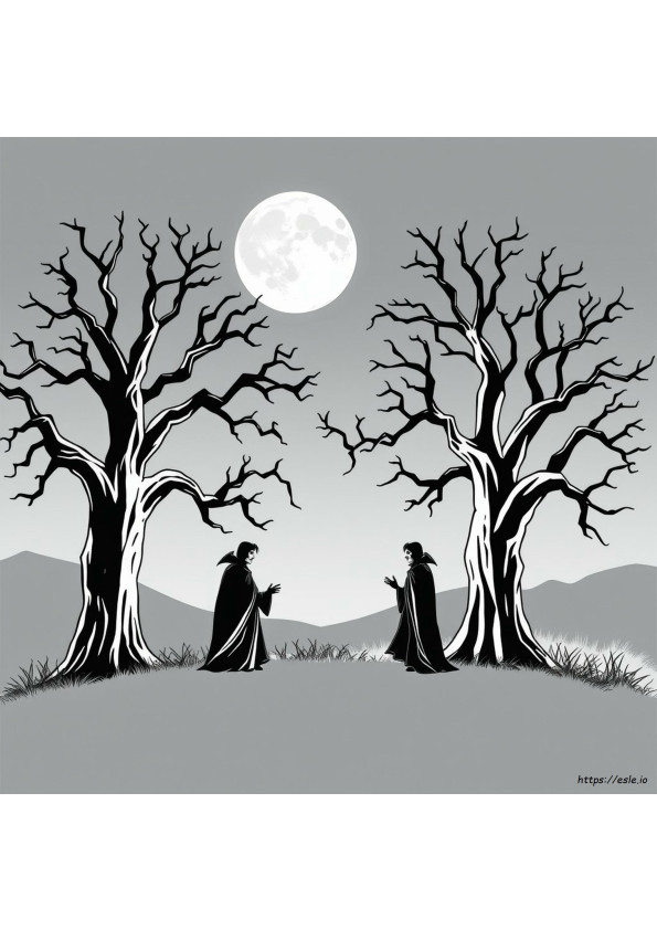 Vampir De Colorat
