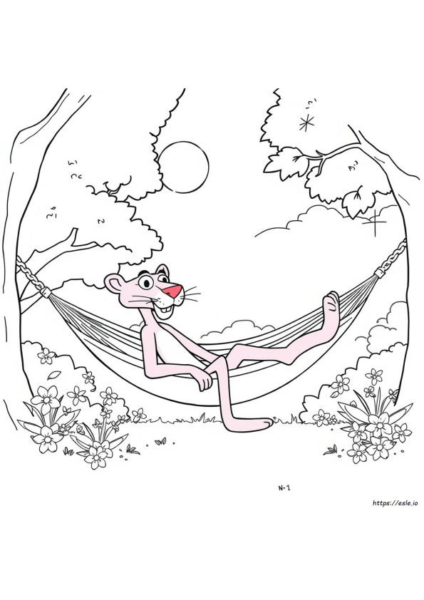 Pink Panther Coloring Book