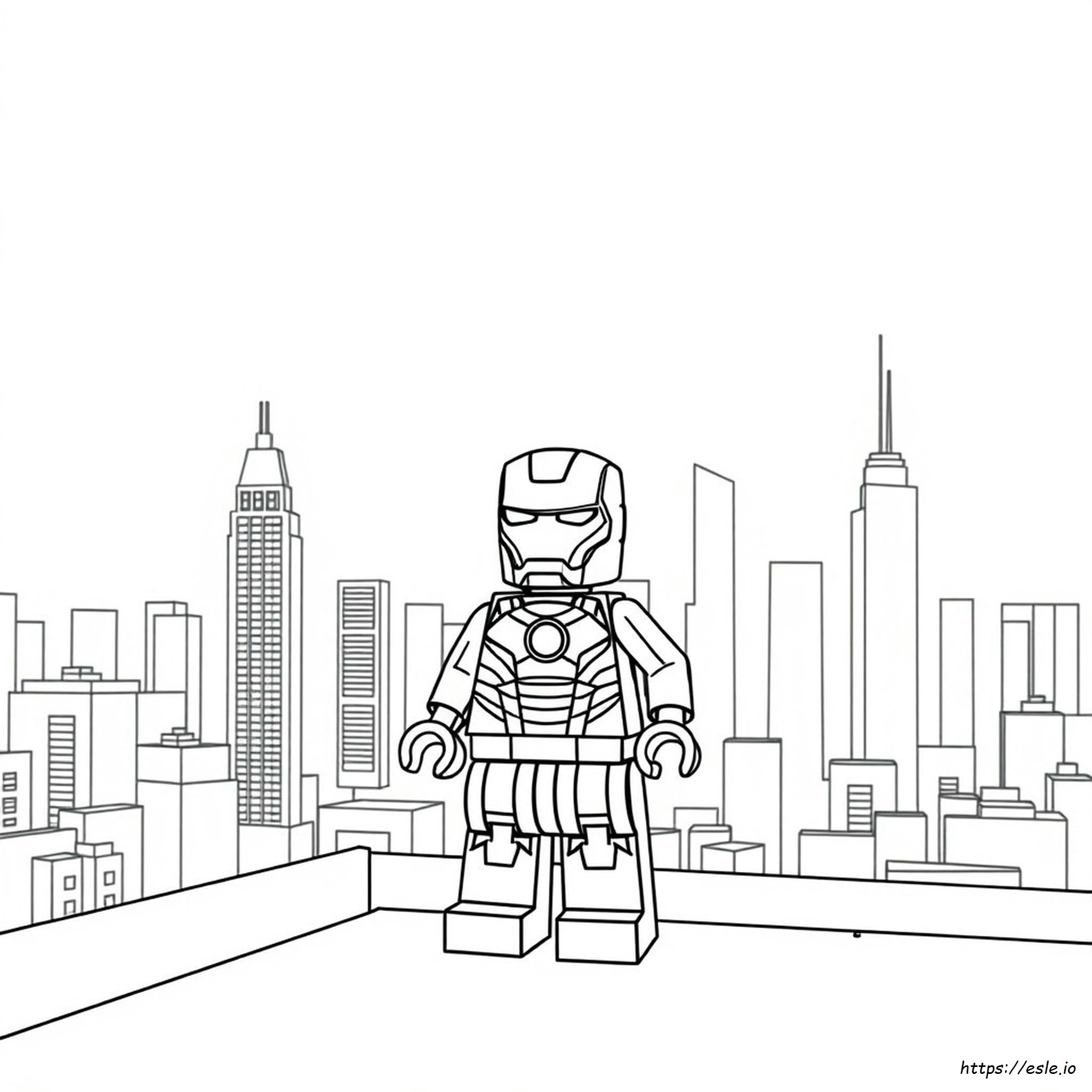 Lego Iron Man Ausmalbilder