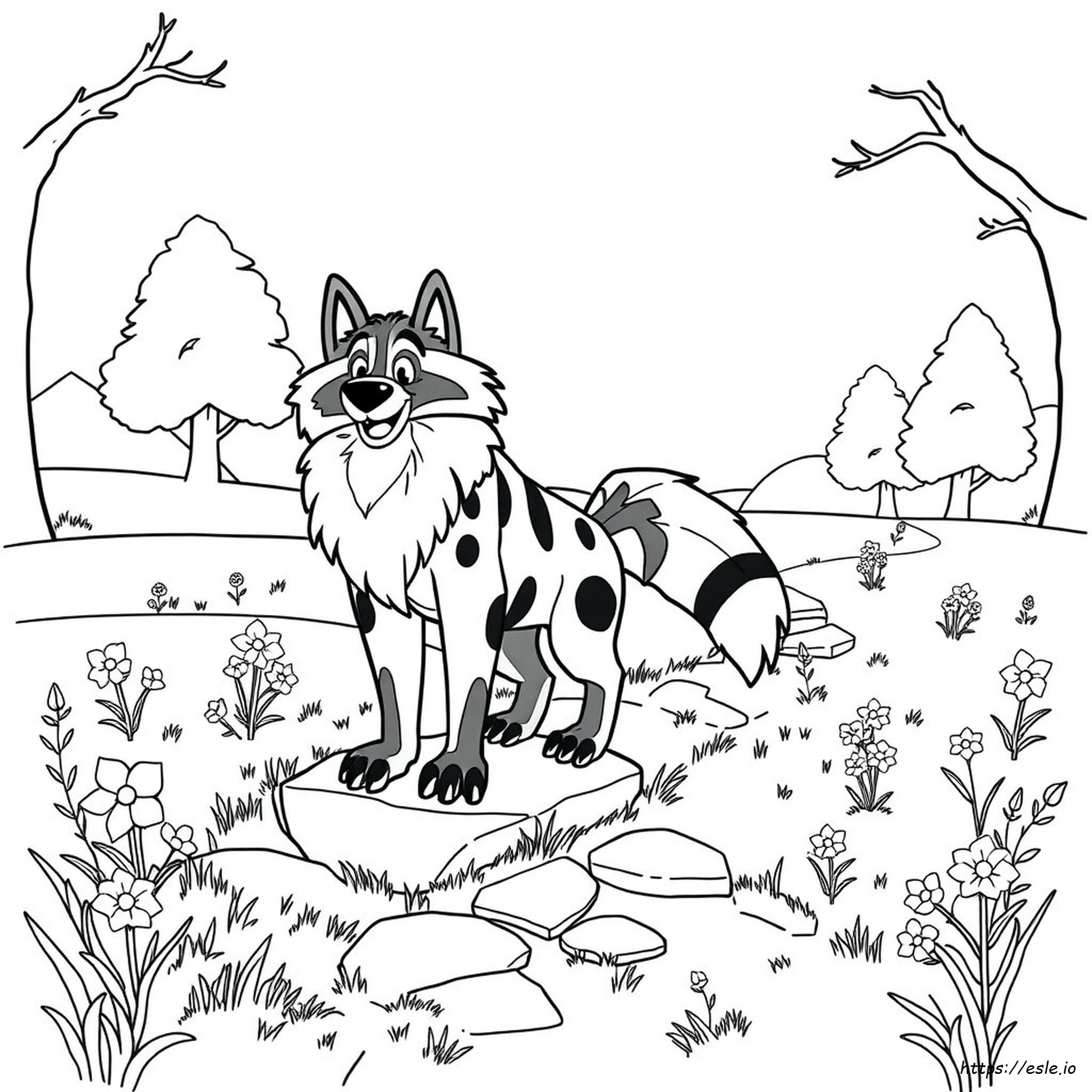 Obstagoon Coloring Page