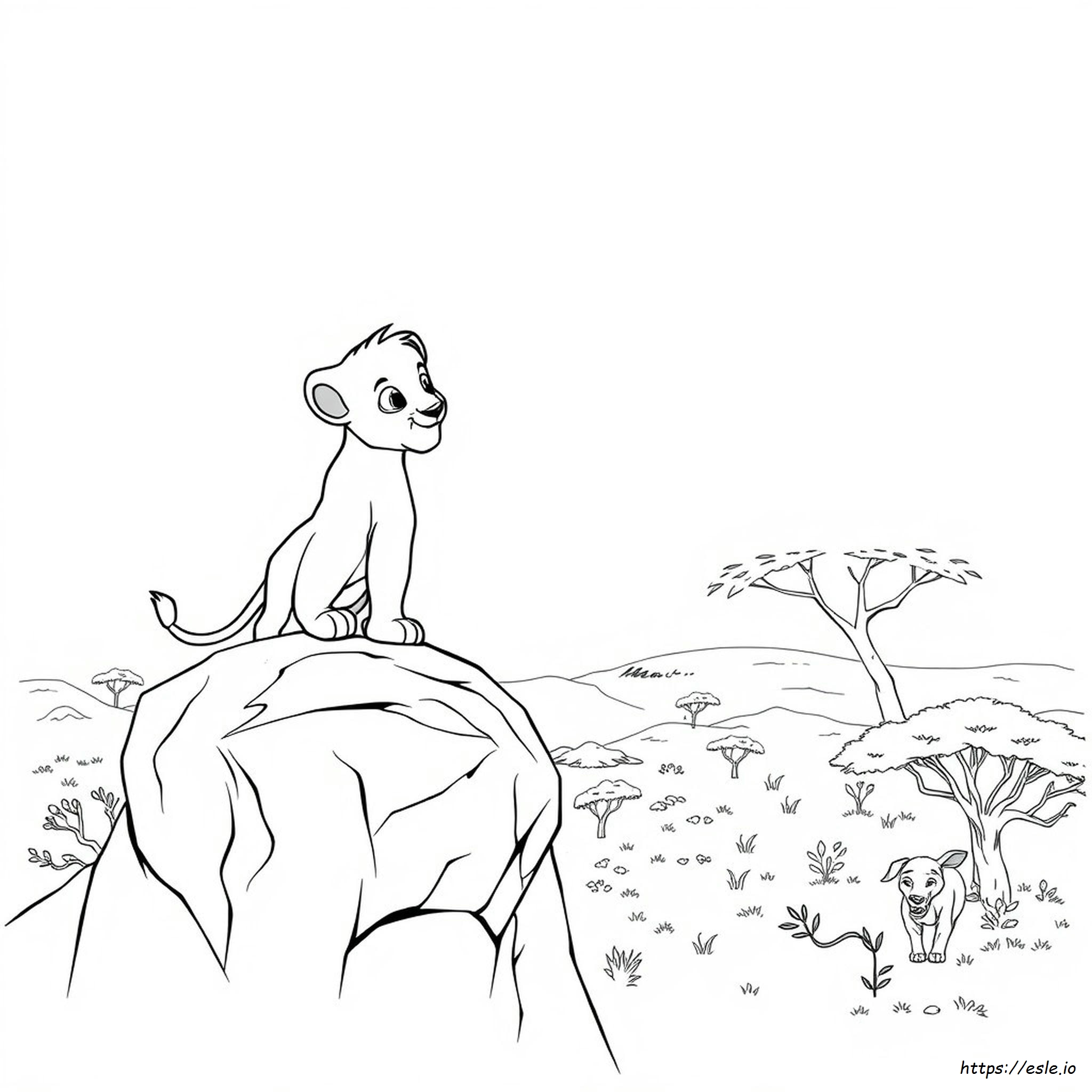 Coloring Pictures Of Simba